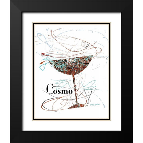 Happy Hour Motif Ii Black Modern Wood Framed Art Print with Double Matting by Gorham, Gregory