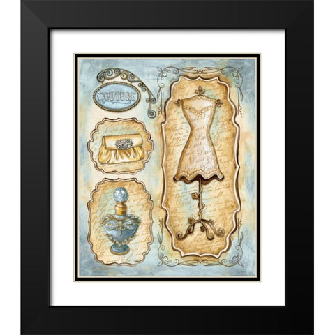Paris Boutique II Black Modern Wood Framed Art Print with Double Matting by Gorham, Gregory