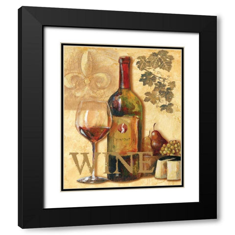 Wine III Black Modern Wood Framed Art Print with Double Matting by Gorham, Gregory