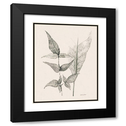 Plant Life I Black Modern Wood Framed Art Print with Double Matting by Gorham, Gregory