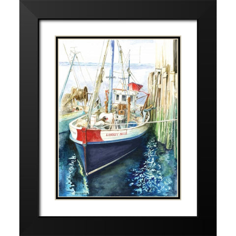 Liberty Belle Black Modern Wood Framed Art Print with Double Matting by Gorham, Gregory