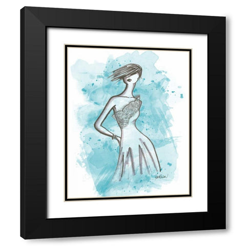 From the Runway I Black Modern Wood Framed Art Print with Double Matting by Guinn, Katie