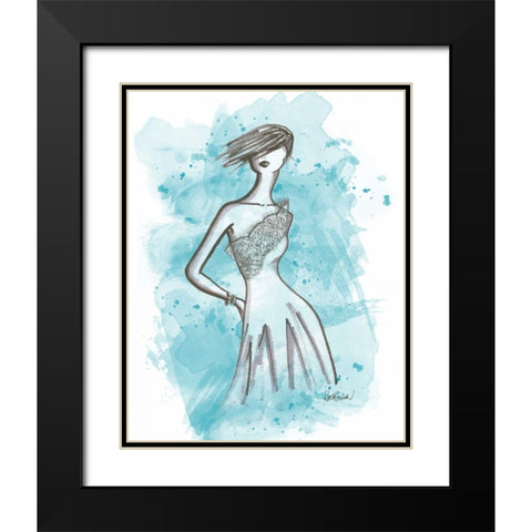 From the Runway I Black Modern Wood Framed Art Print with Double Matting by Guinn, Katie