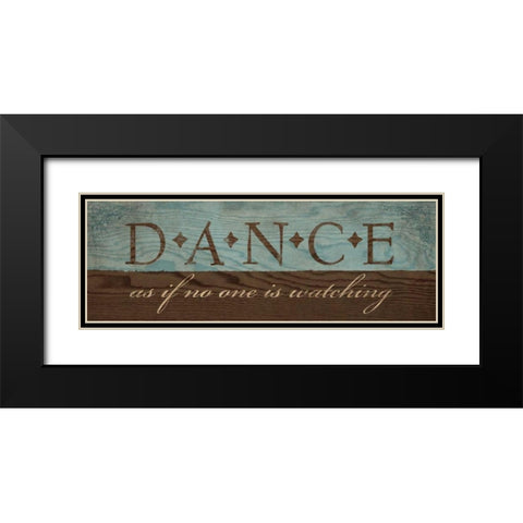 Dance Black Modern Wood Framed Art Print with Double Matting by Harbick, N