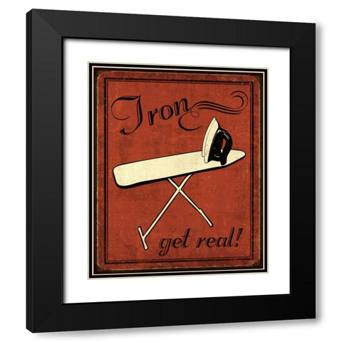 Iron Black Modern Wood Framed Art Print with Double Matting by Harbick, N