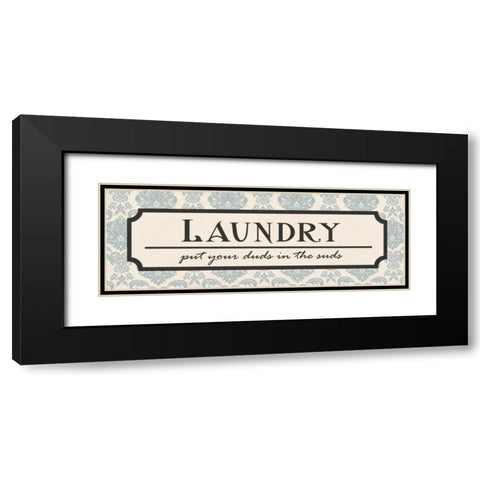 Laundry Suds Black Modern Wood Framed Art Print with Double Matting by Harbick, N