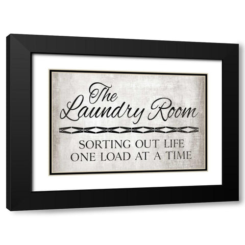 Sorting Life Black Modern Wood Framed Art Print with Double Matting by Harbick, N