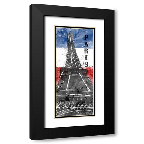 French Patriot Black Modern Wood Framed Art Print with Double Matting by Harbick, N.