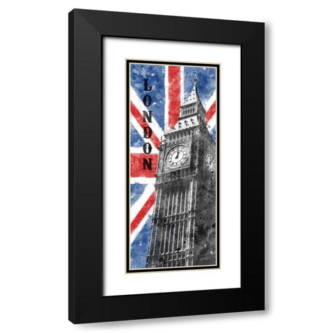 English Patriot Black Modern Wood Framed Art Print with Double Matting by Harbick, N.