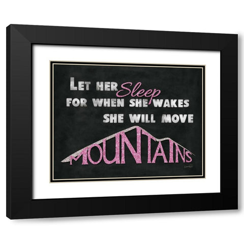 Let Her Sleep II Black Modern Wood Framed Art Print with Double Matting by Harbick, N.