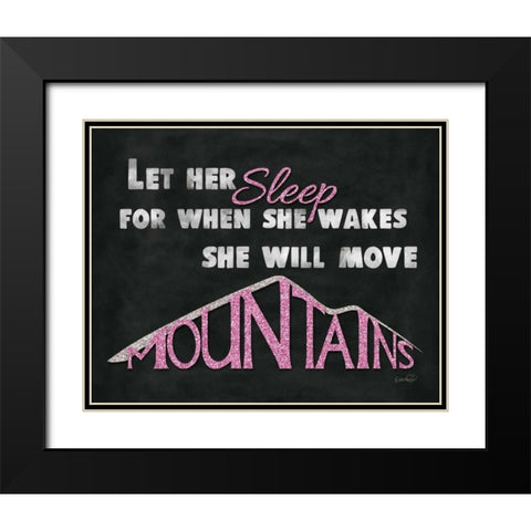 Let Her Sleep II Black Modern Wood Framed Art Print with Double Matting by Harbick, N.