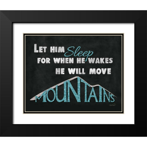 Let Him Sleep II Black Modern Wood Framed Art Print with Double Matting by Harbick, N.