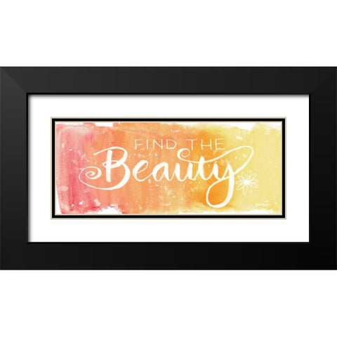 Find Beauty Black Modern Wood Framed Art Print with Double Matting by Harbick, N.