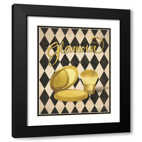Glamour Compact Black Modern Wood Framed Art Print with Double Matting by Harbick, N.