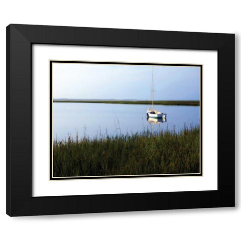 Serene Morning I Black Modern Wood Framed Art Print with Double Matting by Hausenflock, Alan