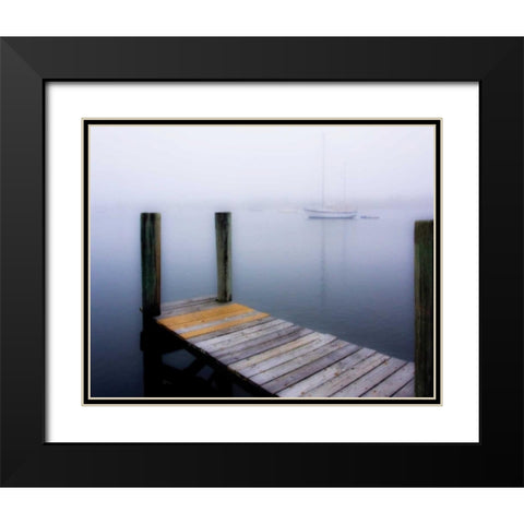 Serene Morning II Black Modern Wood Framed Art Print with Double Matting by Hausenflock, Alan