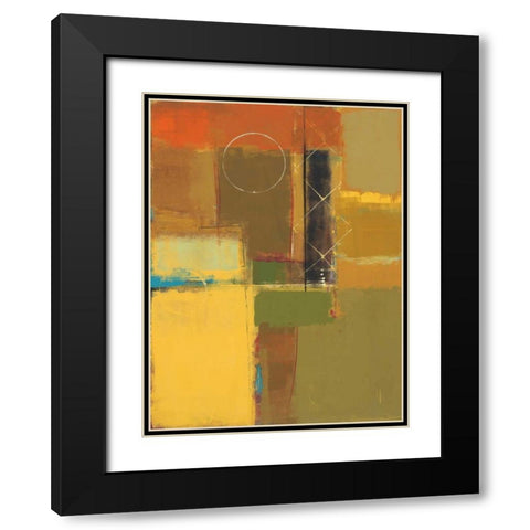 Sunny Mindset I Black Modern Wood Framed Art Print with Double Matting by Lentz, Michael