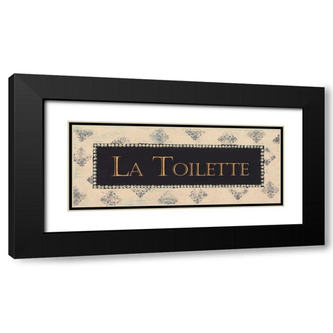 French White II Black Modern Wood Framed Art Print with Double Matting by Jeffrey, Jillian