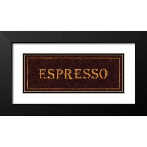 Espresso Black Modern Wood Framed Art Print with Double Matting by Jones, Catherine