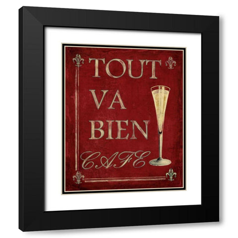 Cocktail Hour I Black Modern Wood Framed Art Print with Double Matting by Jones, Catherine