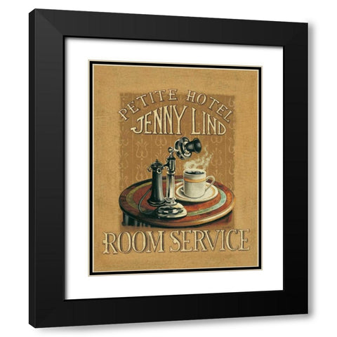 Hold All Calls IV Black Modern Wood Framed Art Print with Double Matting by Jones, Catherine