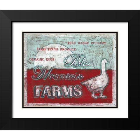 Blue Mountain Farms Black Modern Wood Framed Art Print with Double Matting by Jones, Catherine