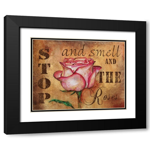 Plant a Garden IV Black Modern Wood Framed Art Print with Double Matting by Knold, Donna