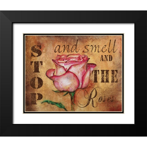 Plant a Garden IV Black Modern Wood Framed Art Print with Double Matting by Knold, Donna