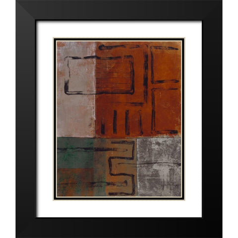 Urban Landscape I Black Modern Wood Framed Art Print with Double Matting by Kime, John