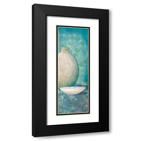 Spa Day I Black Modern Wood Framed Art Print with Double Matting by Kime, John