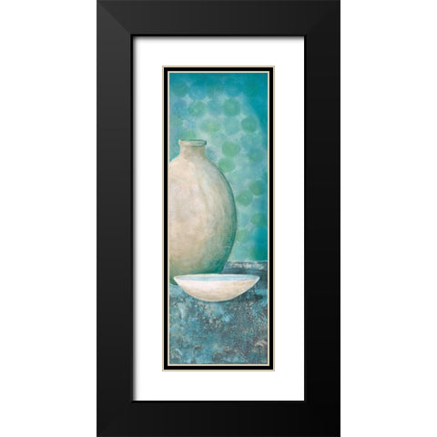 Spa Day I Black Modern Wood Framed Art Print with Double Matting by Kime, John