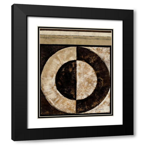 Eclipse II Black Modern Wood Framed Art Print with Double Matting by Kime, John