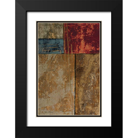 Organic Industries I Black Modern Wood Framed Art Print with Double Matting by Kime, John