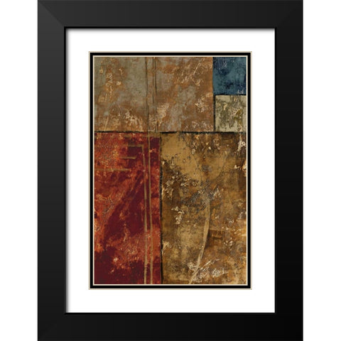 Organic Industries II Black Modern Wood Framed Art Print with Double Matting by Kime, John