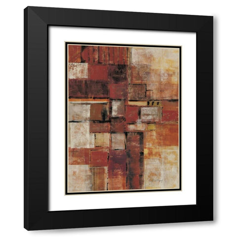 Urban Walk I Black Modern Wood Framed Art Print with Double Matting by Kime, John