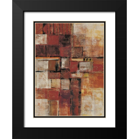 Urban Walk I Black Modern Wood Framed Art Print with Double Matting by Kime, John