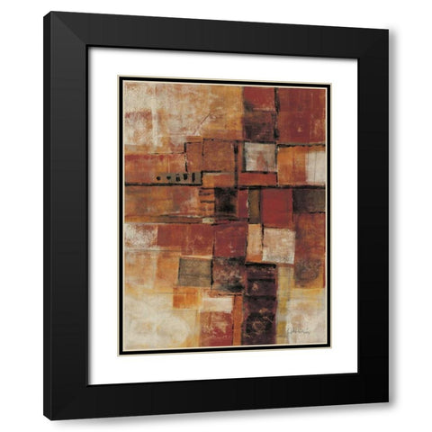 Urban Walk II Black Modern Wood Framed Art Print with Double Matting by Kime, John