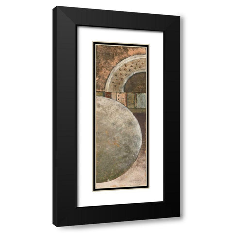 Around Town II Black Modern Wood Framed Art Print with Double Matting by Kime, John