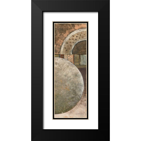Around Town II Black Modern Wood Framed Art Print with Double Matting by Kime, John