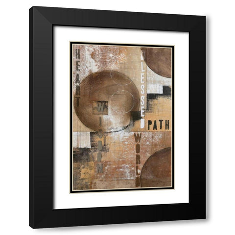 Concentration I Black Modern Wood Framed Art Print with Double Matting by Kime, John