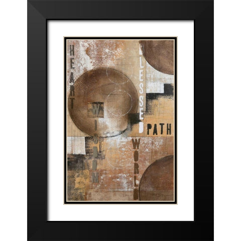 Concentration I Black Modern Wood Framed Art Print with Double Matting by Kime, John