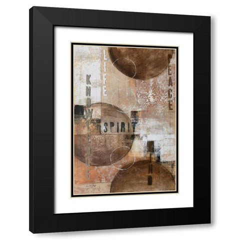 Concentration II Black Modern Wood Framed Art Print with Double Matting by Kime, John