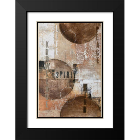 Concentration II Black Modern Wood Framed Art Print with Double Matting by Kime, John
