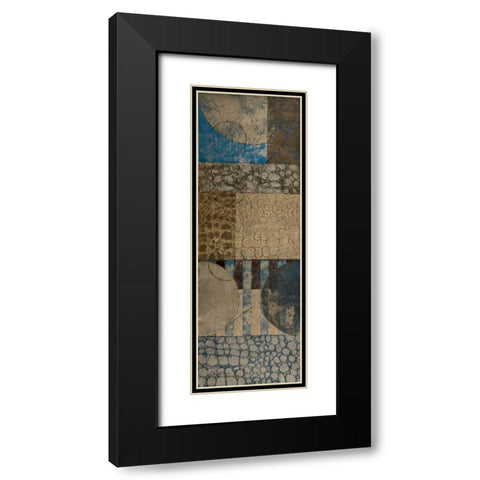 Bubble Structure I Black Modern Wood Framed Art Print with Double Matting by Kime, John