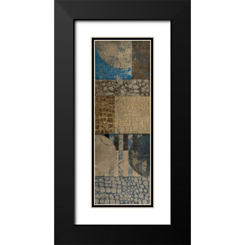 Bubble Structure I Black Modern Wood Framed Art Print with Double Matting by Kime, John