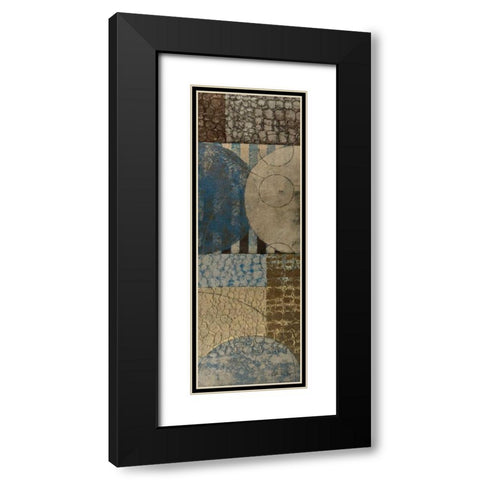 Bubble Structure II Black Modern Wood Framed Art Print with Double Matting by Kime, John