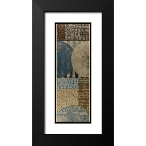 Bubble Structure II Black Modern Wood Framed Art Print with Double Matting by Kime, John