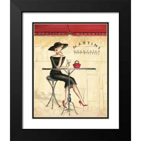 Femme Elegante III Black Modern Wood Framed Art Print with Double Matting by Laliberte, Andrea