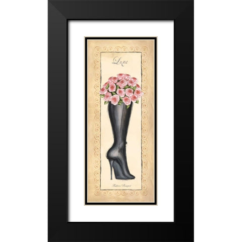 Fashion Bouquet I Black Modern Wood Framed Art Print with Double Matting by Laliberte, Andrea