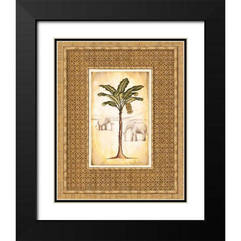 South Palm II Black Modern Wood Framed Art Print with Double Matting by Laliberte, Andrea